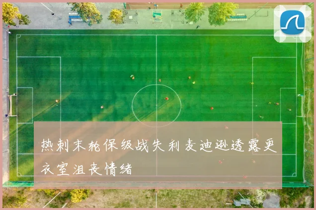 热刺末轮保级战失利麦迪逊透露更衣室沮丧情绪